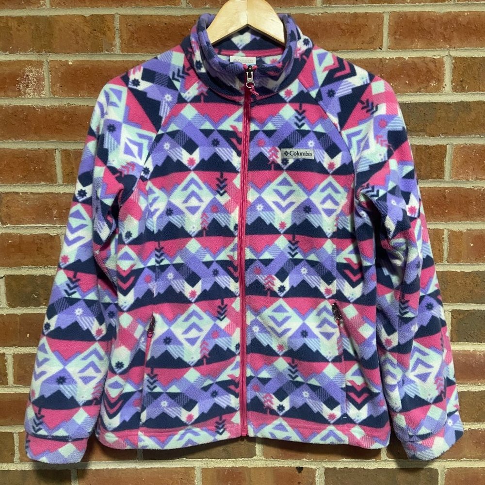 Columbia Girls XL Benton Springs Printed Fleece Jacket